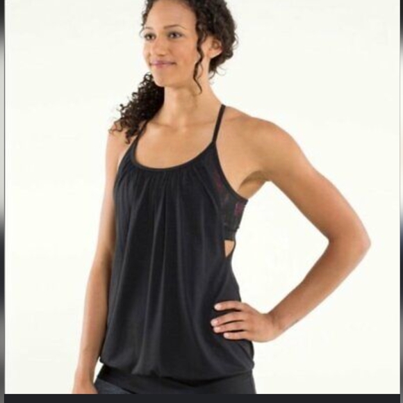 Lululemon No Limit cameo tank top with built in bra - Picture 1 of 5
